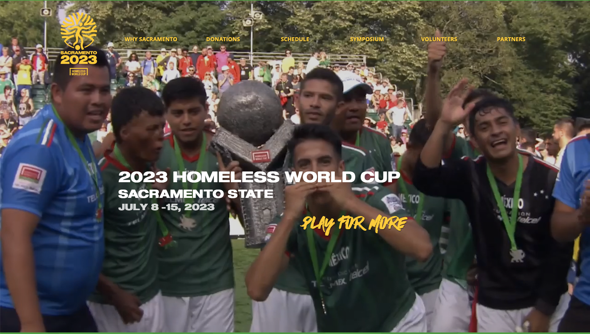 Homeless World Cup and Street Soccer USA Reveal the Logo for Its 2023 Tournament